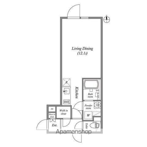 LEGALAND四谷ANNEXの間取り写真