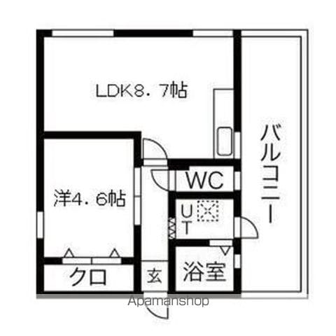 メゾン高槻の間取り写真