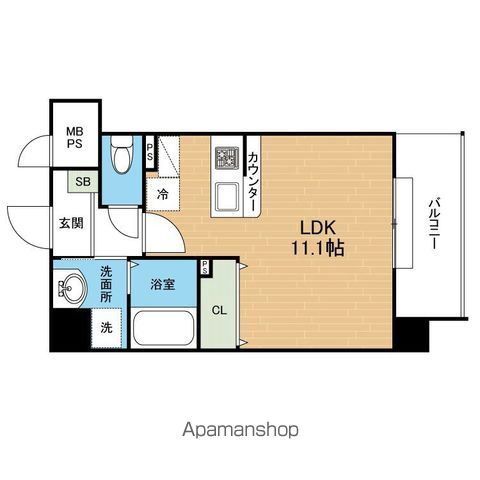 CHELSEA MANOR新屋敷の間取り写真