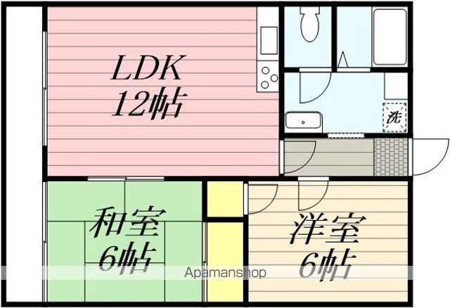 シャルマンKの間取り写真