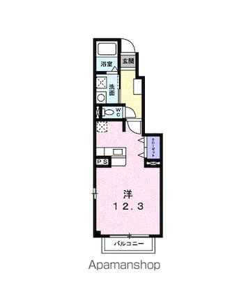 ｏＡｚｏ　Ａ棟[1R/35.18m2]の間取図
