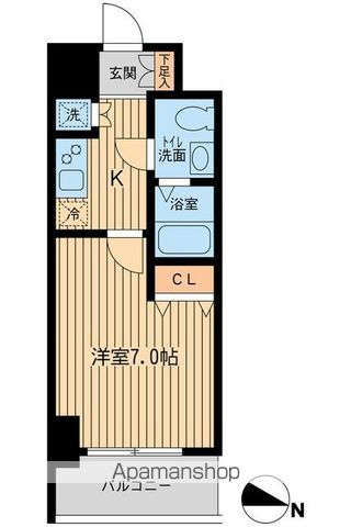 【立川市曙町のマンションの間取り】