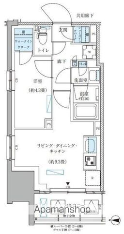 パークアクシス西大島コンフォートスクエアの間取り写真
