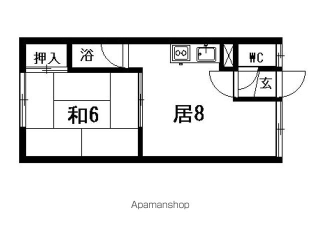 トークフラットの間取り写真
