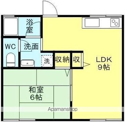 小雑賀ハイツⅠ[1LDK/33.06m2]の間取図