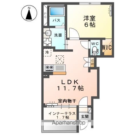 上越線 群馬総社駅 徒歩9分 2階建 築5年の間取り写真