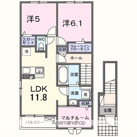 【ウェルシュガーデンⅠの間取り】