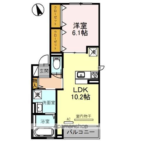 シンセリティ石津B棟の間取り写真