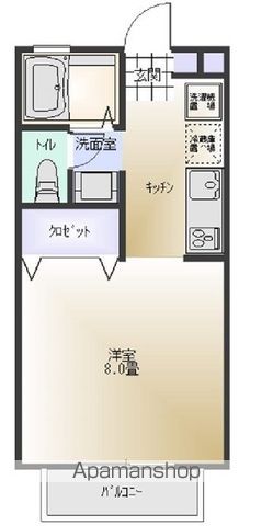 フラットひかるの間取り写真
