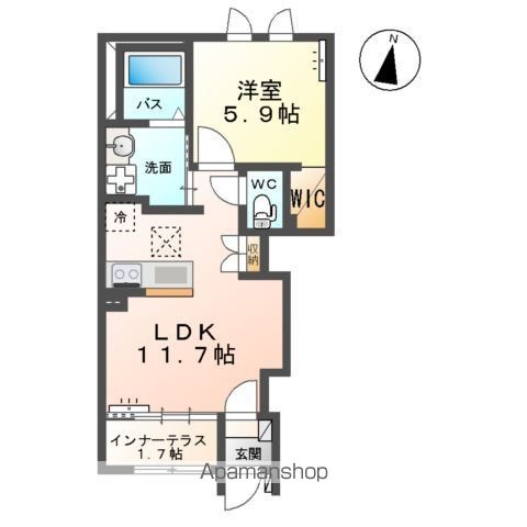 ソレイユの間取り