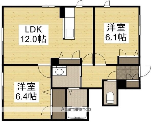 コンブリオ B棟の間取り写真
