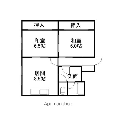マンションニューエルムの間取り写真