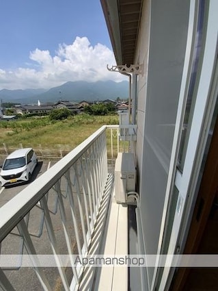 ハイツ松崎Ａ棟[2DK/40.58m2]のバルコニー