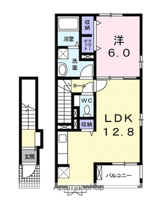 コンドミニアム　Ｉ＆Ｍ[1LDK/49.14m2]の間取図
