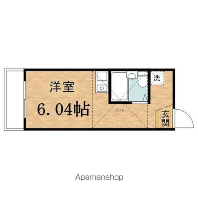アイメゾン別所[1R/23.2m2]の間取図