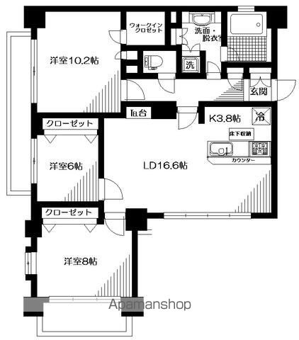パレステージ成城の間取り写真