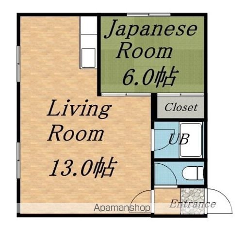 マンション松田の間取り写真
