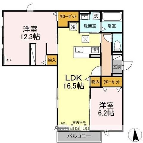 【ＤーＲＯＯＭ梅河町の間取り】