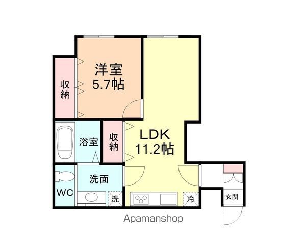 コンチネンタル砂町の間取り写真