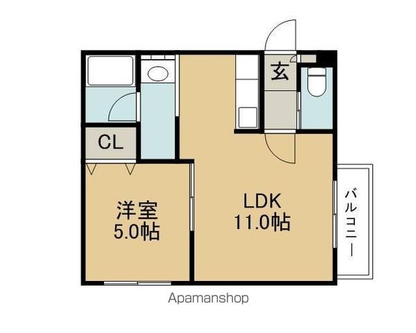 CITY VILLA 厚別の間取り写真