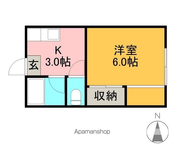 シティハイムAMITIEの間取り写真
