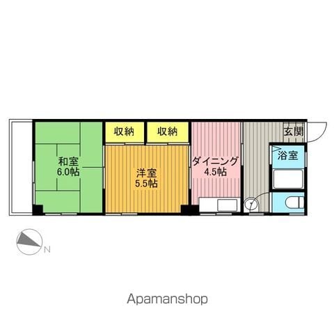メゾンハイツ市川の間取り写真
