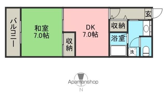 アーバンドエル新栄の間取り写真