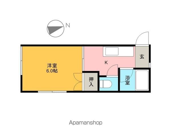アーバンハイツ山手町の間取り写真