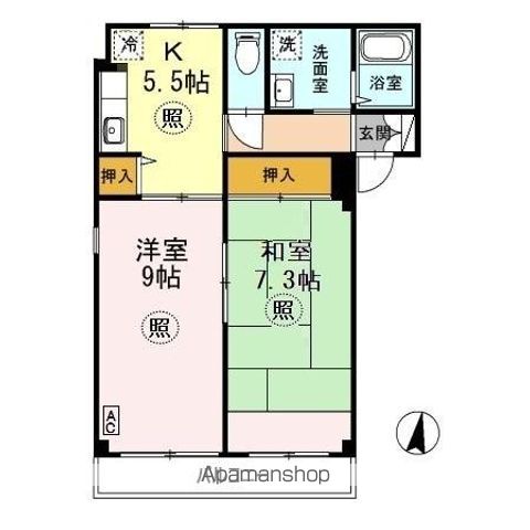 シャルマン岩屋の間取り写真