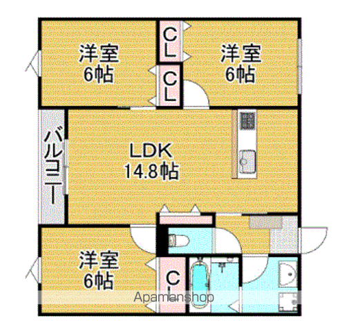 【ＴＡＯＲＭＩＮＡ下府の間取り】