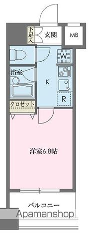 ドゥーエ新川の間取り写真
