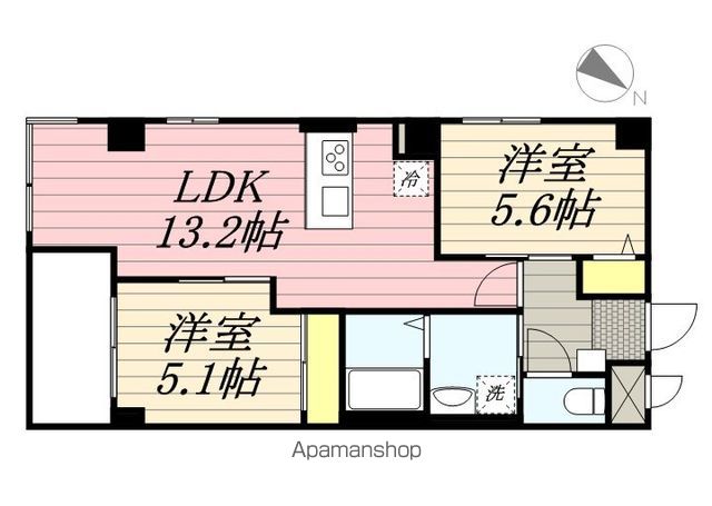 【練馬区大泉町のマンションの間取り】