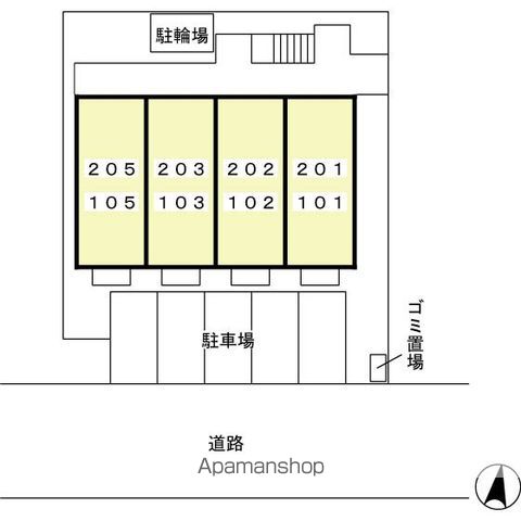 メゾン義 205 ｜ 千葉県船橋市坪井東５丁目7-18（賃貸アパート1R・2階・33.48㎡） その13