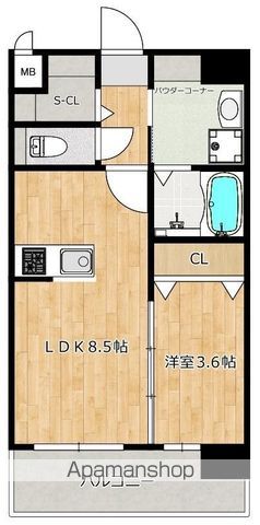 RESIAS ONE TENJINMINAMI BLDGの間取り写真