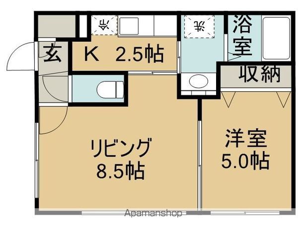 グランデルーシア手稲の間取り写真