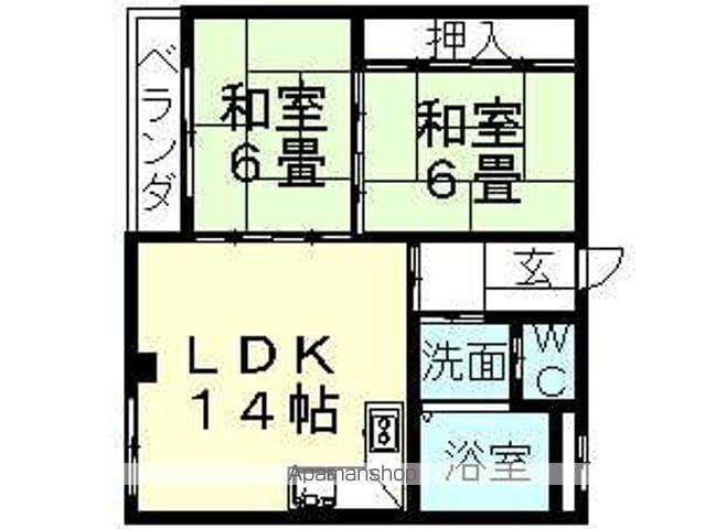 コーポ大泉の間取り写真