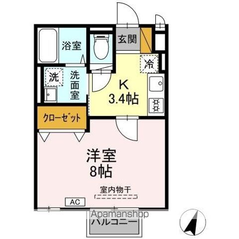 グランモア登戸 弐番館の間取り写真