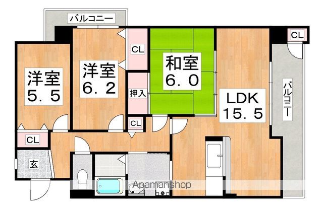 ポラリスの間取り写真
