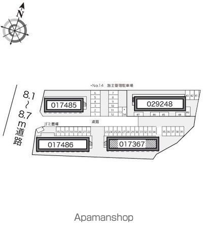 レオパレスＳＨＩＲＯＹＡＭＡⅤ 209 ｜ 神奈川県大和市下鶴間746-33（賃貸アパート1K・2階・19.87㎡） その15