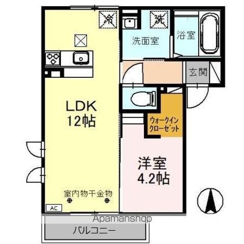 LE BOURGEONの間取り写真