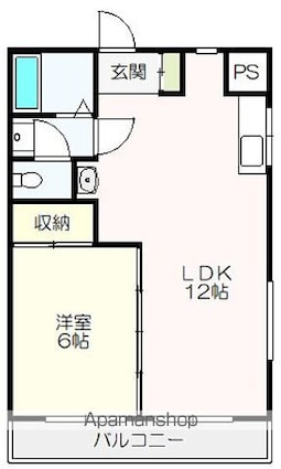 Ｍ’ｓ　Ｂｅｅ[1LDK/33m2]の間取図