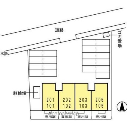 ＳＥＴＴＬＥ　ハバラ[2DK/50.27m2]の配置図