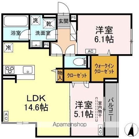 DーROOMみなみ野ヒルズAの間取り写真