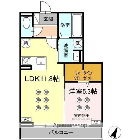 LUMINA II棟の間取り写真