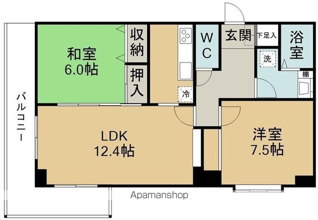 ハイツ昭和仙台の間取り写真