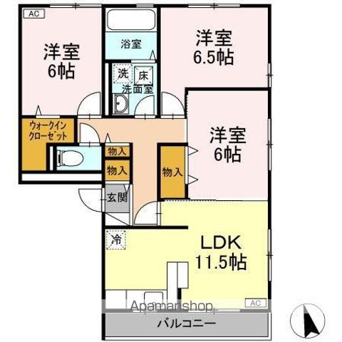 ラブラドールIIの間取り写真