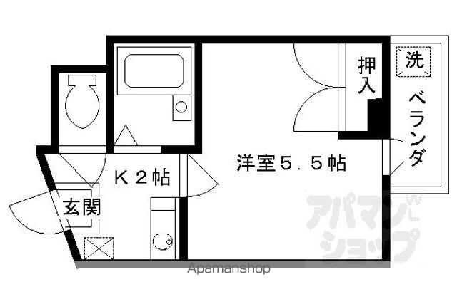 FOURSEVEN八条口の間取り写真