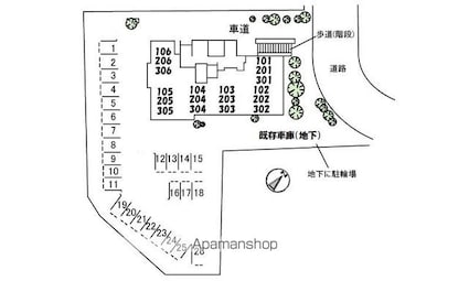 フィグ古江東町[2LDK/59.94m2]の配置図