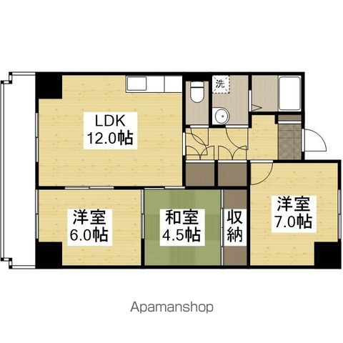 アルコ・ラ・カーサ佃町IIの間取り写真
