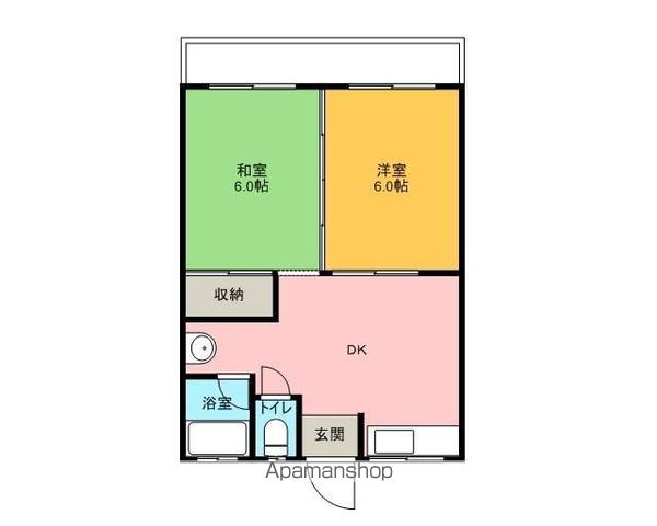 岩内マンションの間取り写真